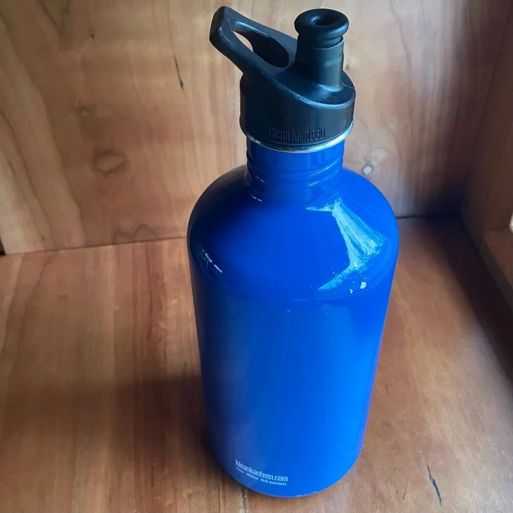 Klean Kanteen 64 oz Water Bottle with Sports Cap - Picture 3 of 8